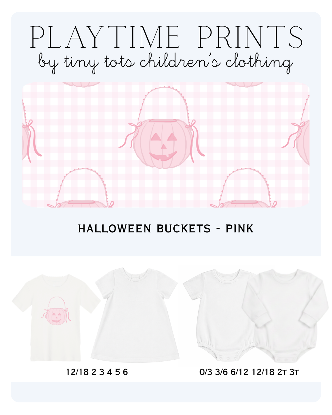Halloween Buckets (Pink) - Playtime Prints 4