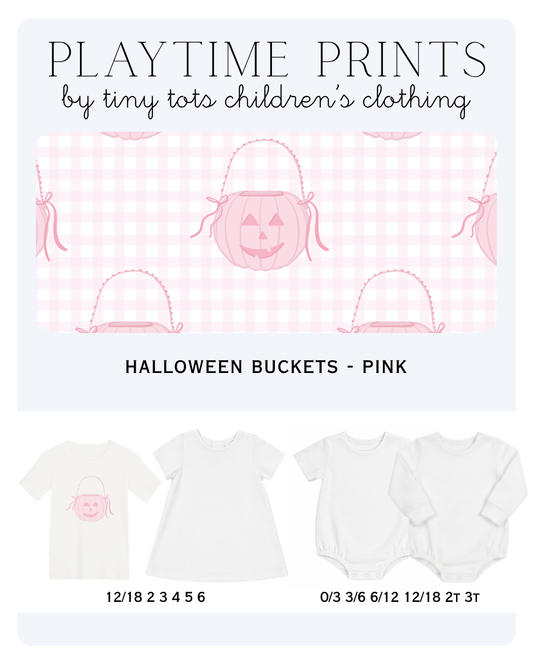 Halloween Buckets (Pink) - Playtime Prints 4