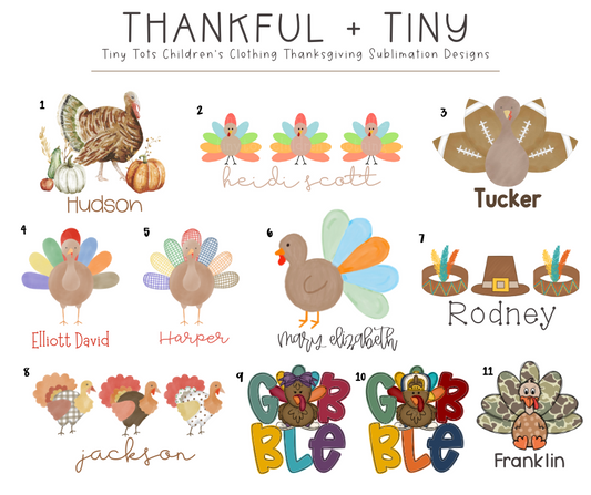 Thanksgiving Sublimation Collection 2025