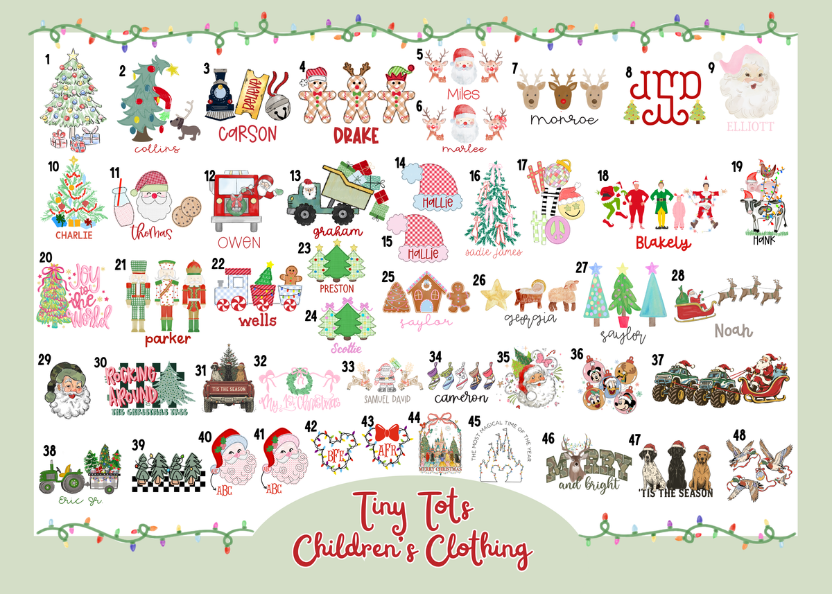 Christmas Sublimation Designs