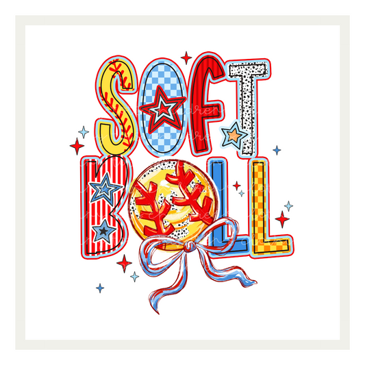 Whimsical Ball (softball or baseball)