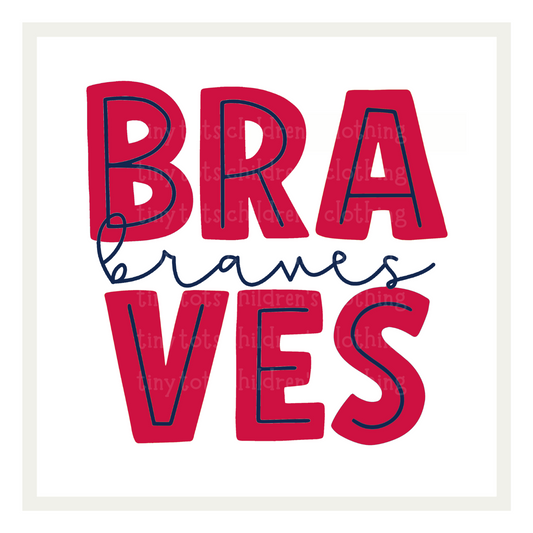 Red & Navy Braves
