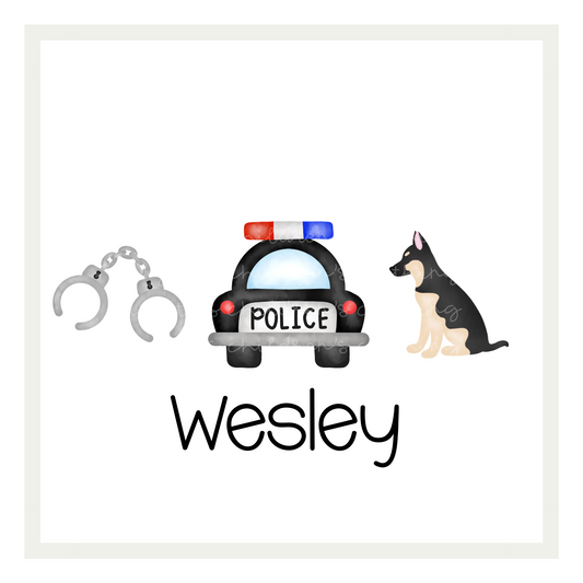 Police Dog Trio