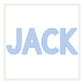 Name Designs: Jack (blue gingham)