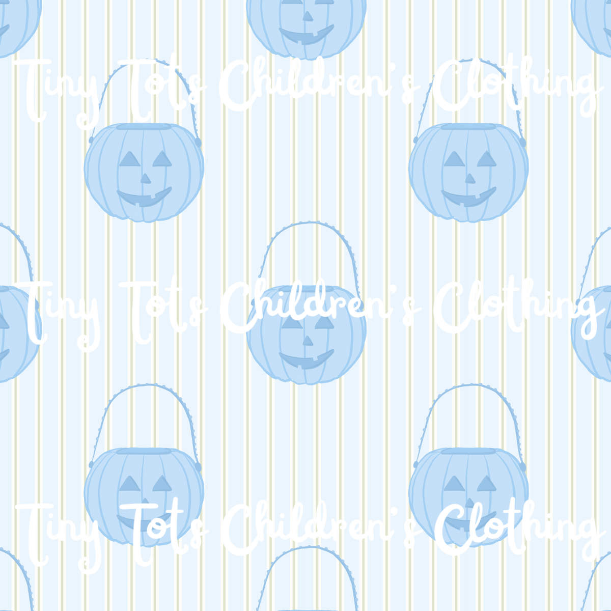 Blue Halloween Buckets - RTS