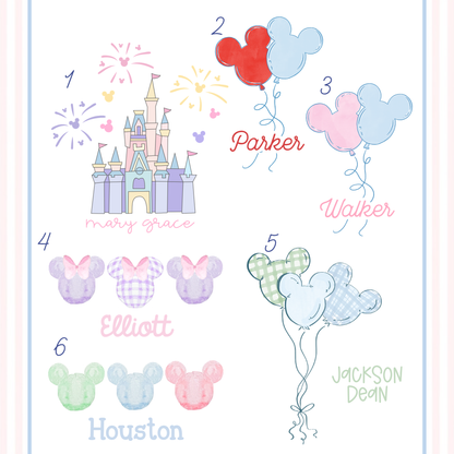 Watercolor Inspired Vacation Collection