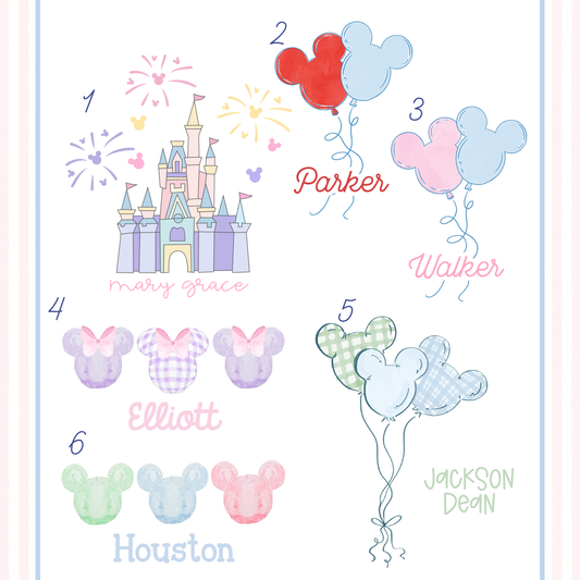 Watercolor Inspired Vacation Collection