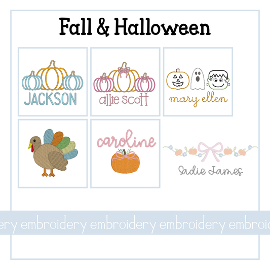 Fall & Halloween - EMB