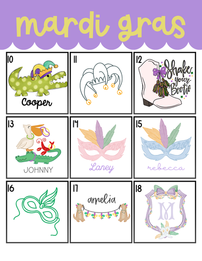 Mardi Gras Sublimation