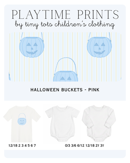 Halloween Buckets (Blue) - Playtime Prints 4