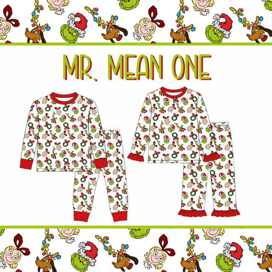 Christmas Pajamas: Mr Mean One