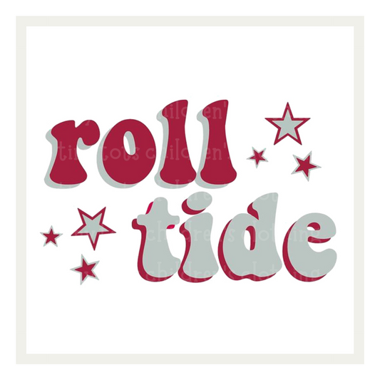Alabama - Roll Tide with Stars