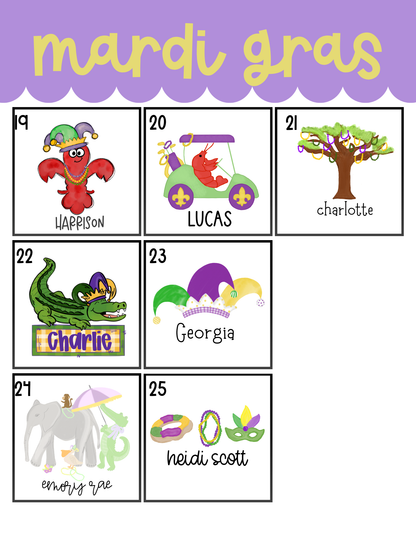 Mardi Gras Sublimation