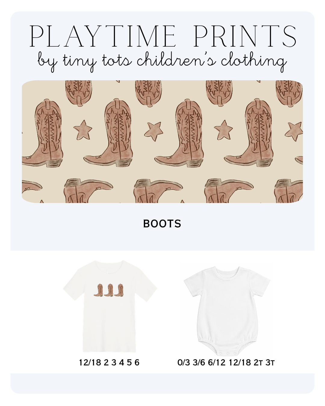 Boots - Playtime Prints 4