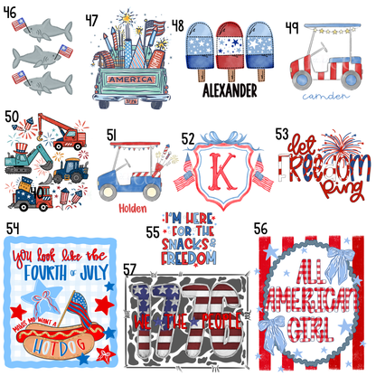Red, White & Blue - Sublimation Collection