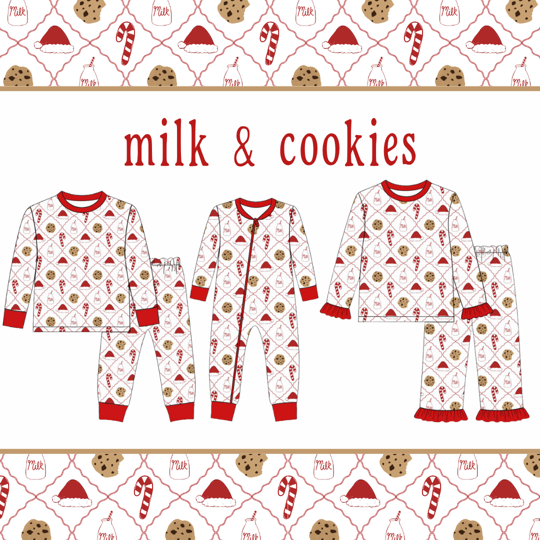 Christmas Pajamas: Milk & Cookies