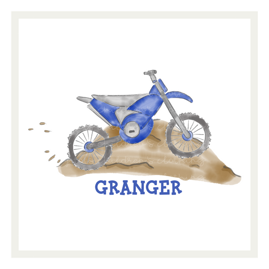 Watercolor Dirtbike