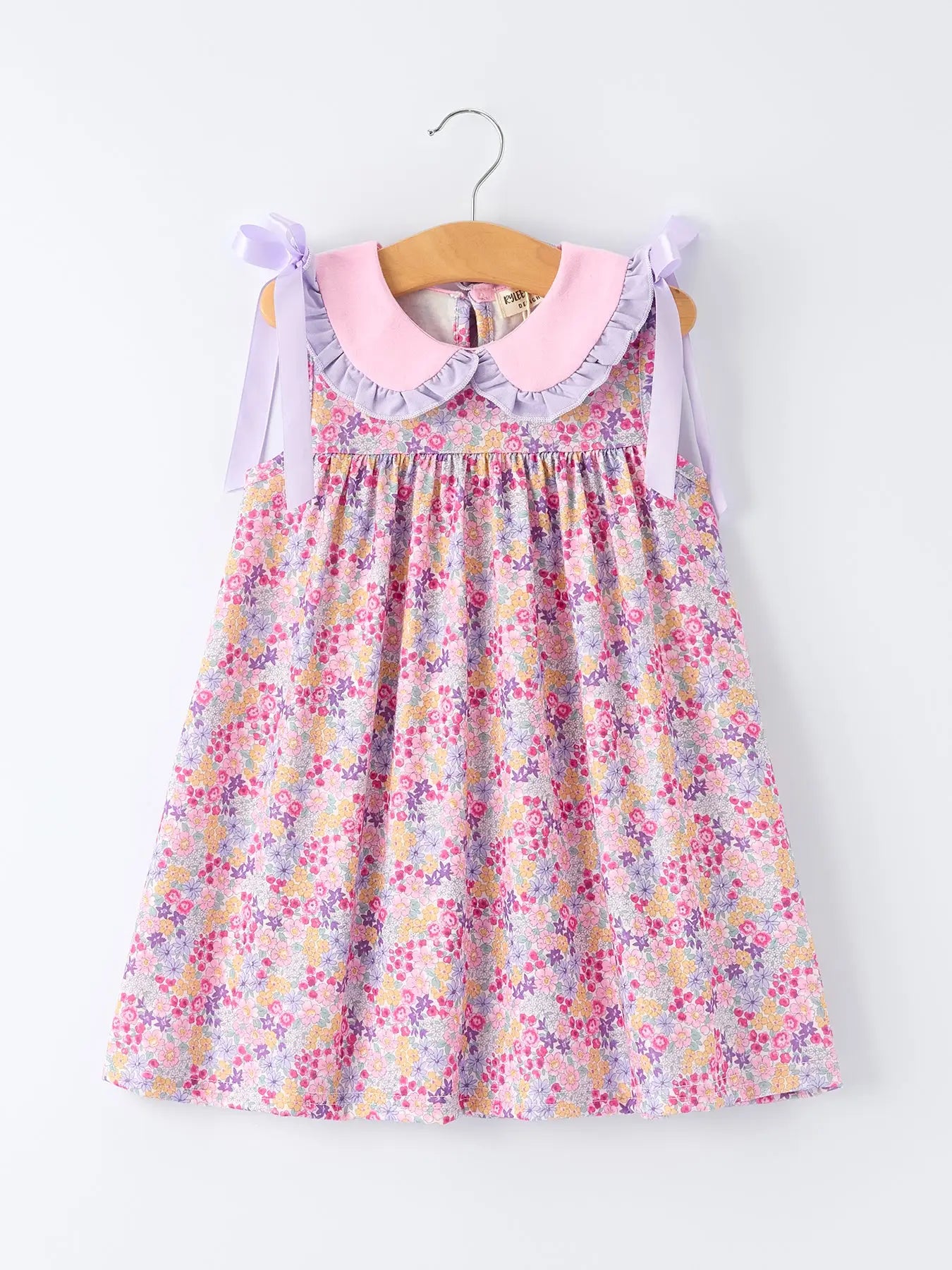Purple Poppies Dress