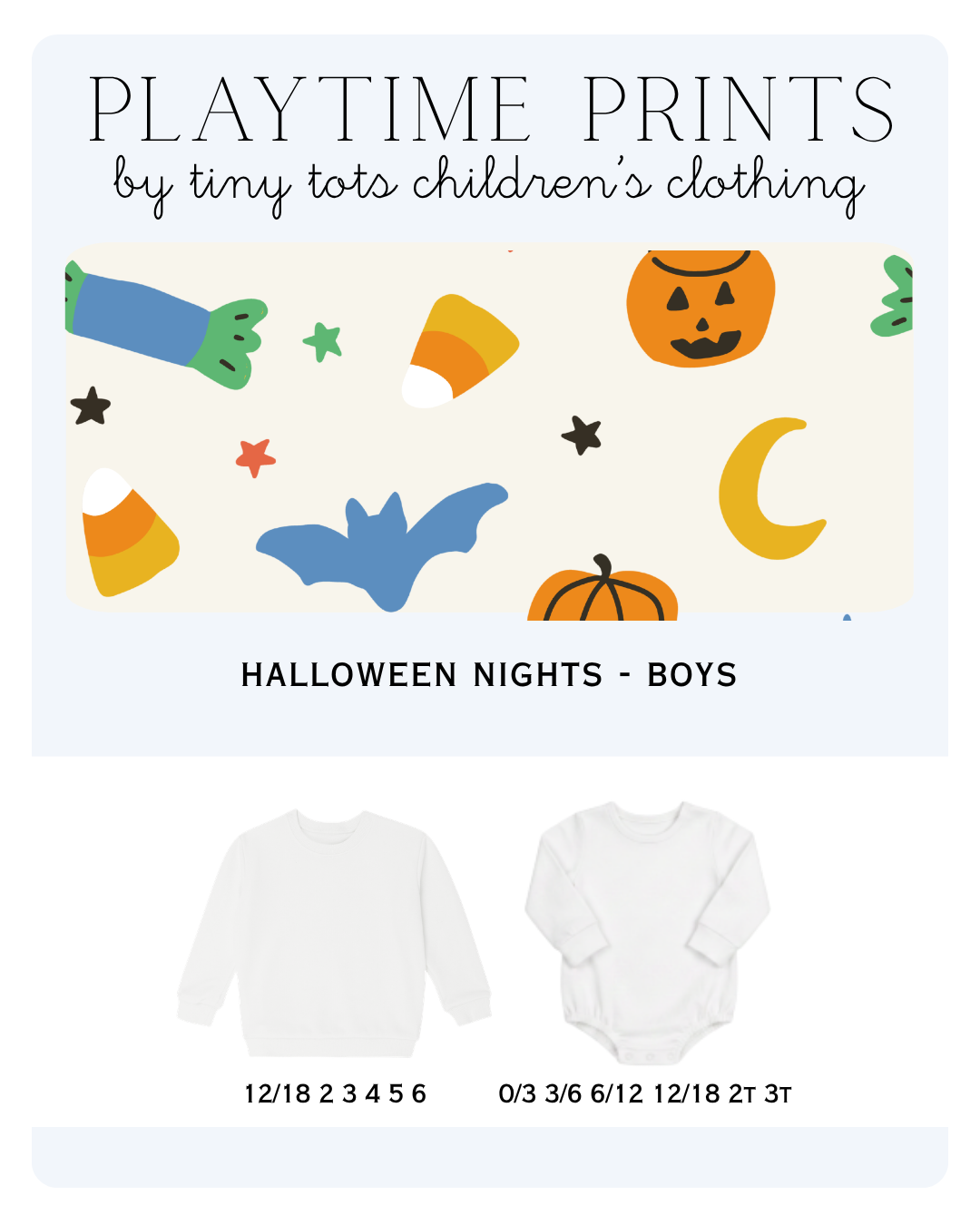 Halloween Nights (boys) - Playtime Prints 4