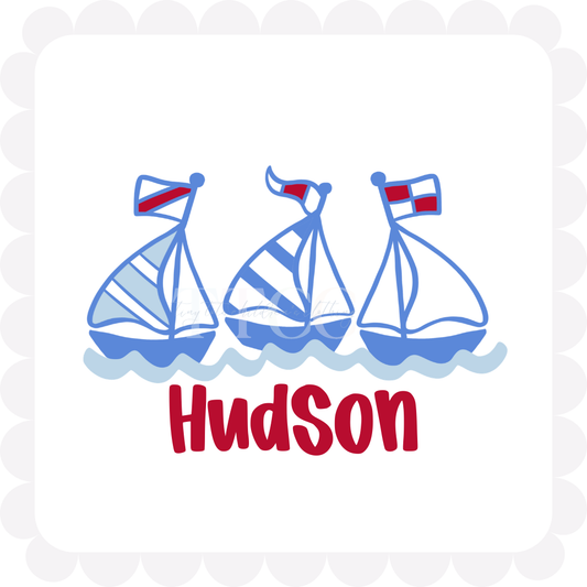 RWB Sailboat Trio