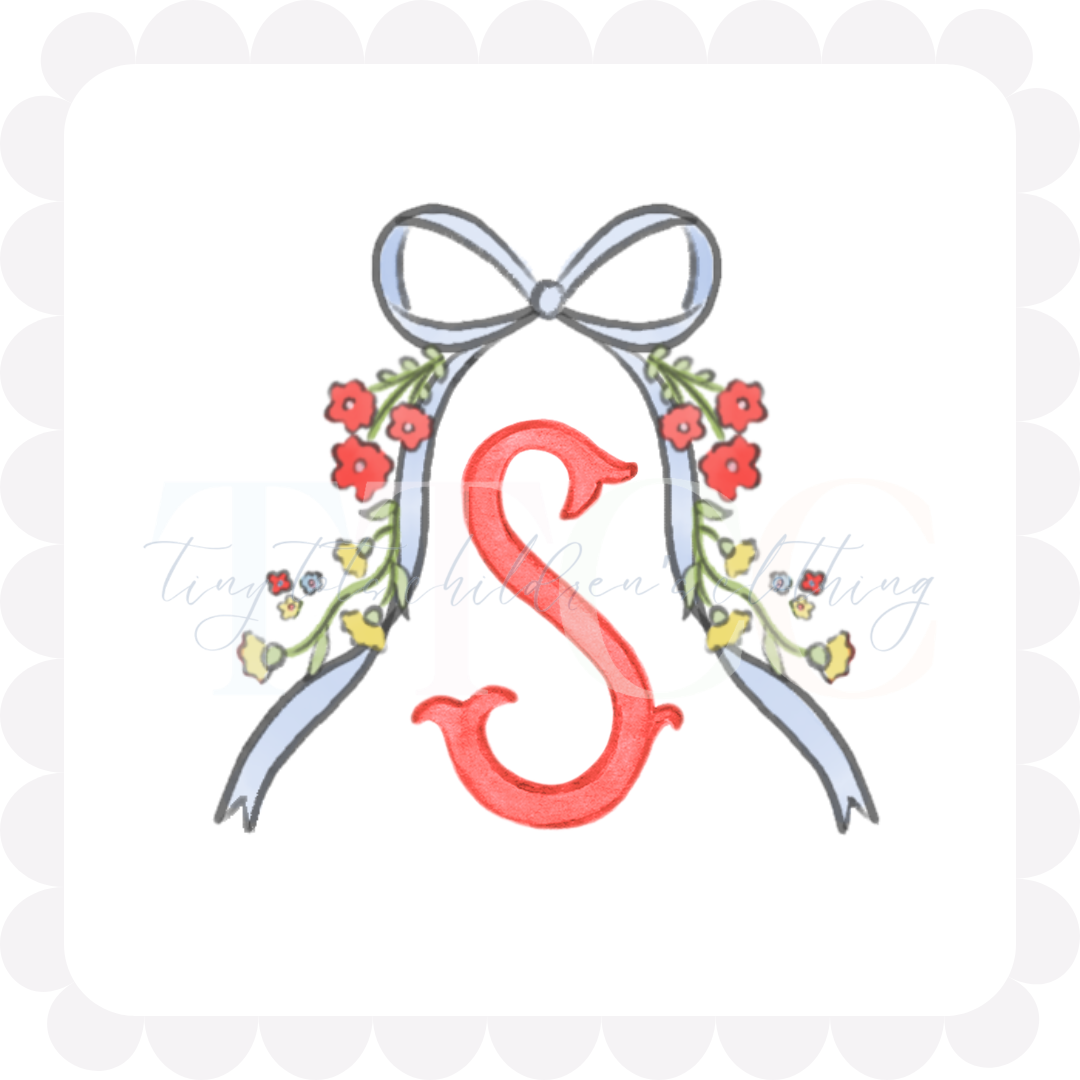 Floral Initial