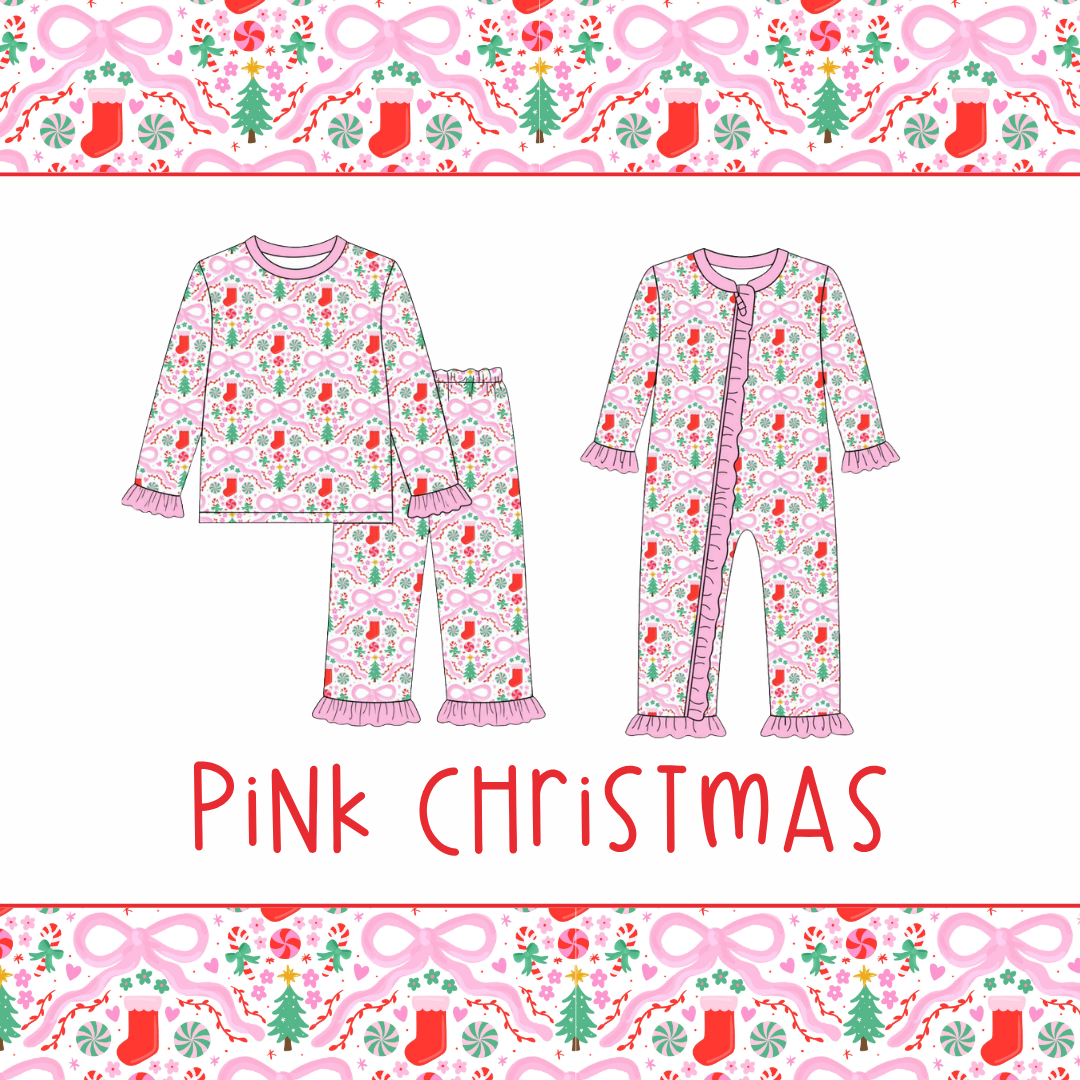 Christmas Pajamas: Pink Christmas