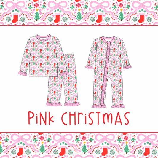 Christmas Pajamas: Pink Christmas