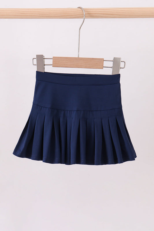Sweet Pleats Skort - Navy