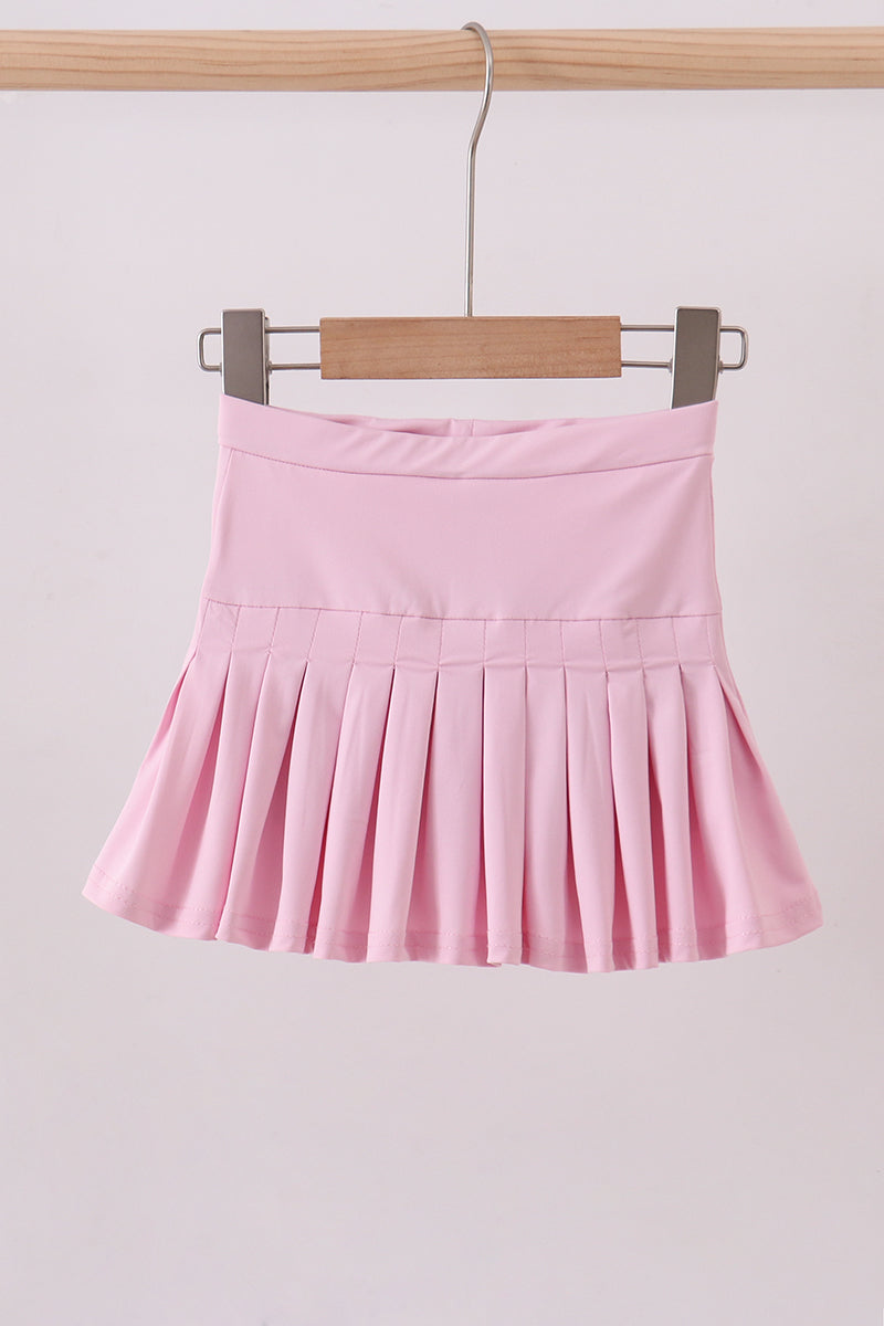 Sweet Pleats Skort - Pink