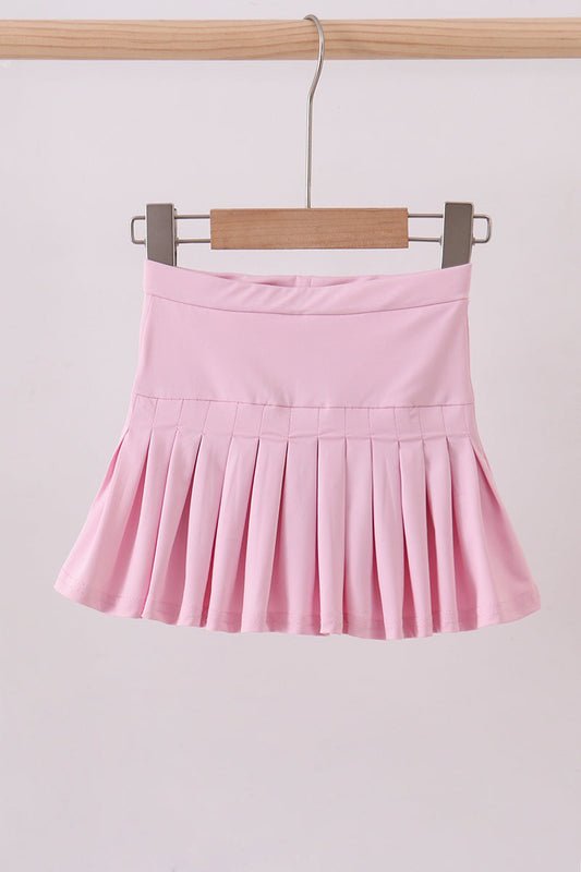 Sweet Pleats Skort - Pink