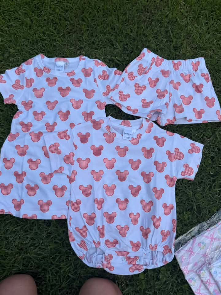 RTS Gingham Mouse Print