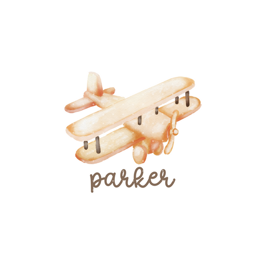 wooden airplane toy