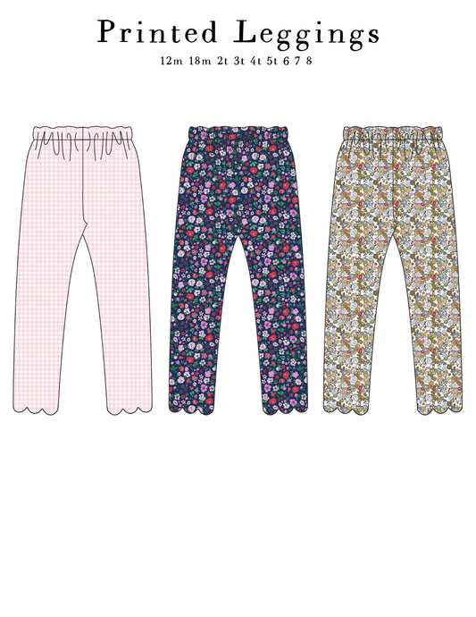 TTCC Printed Scallop Leggings