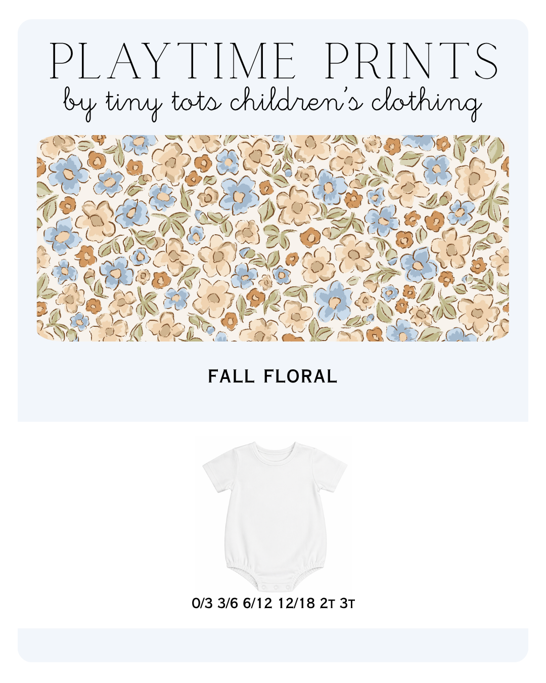 Fall Floral - Playtime Prints 4