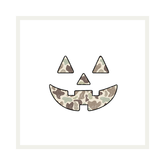 Camo Jack O Lantern
