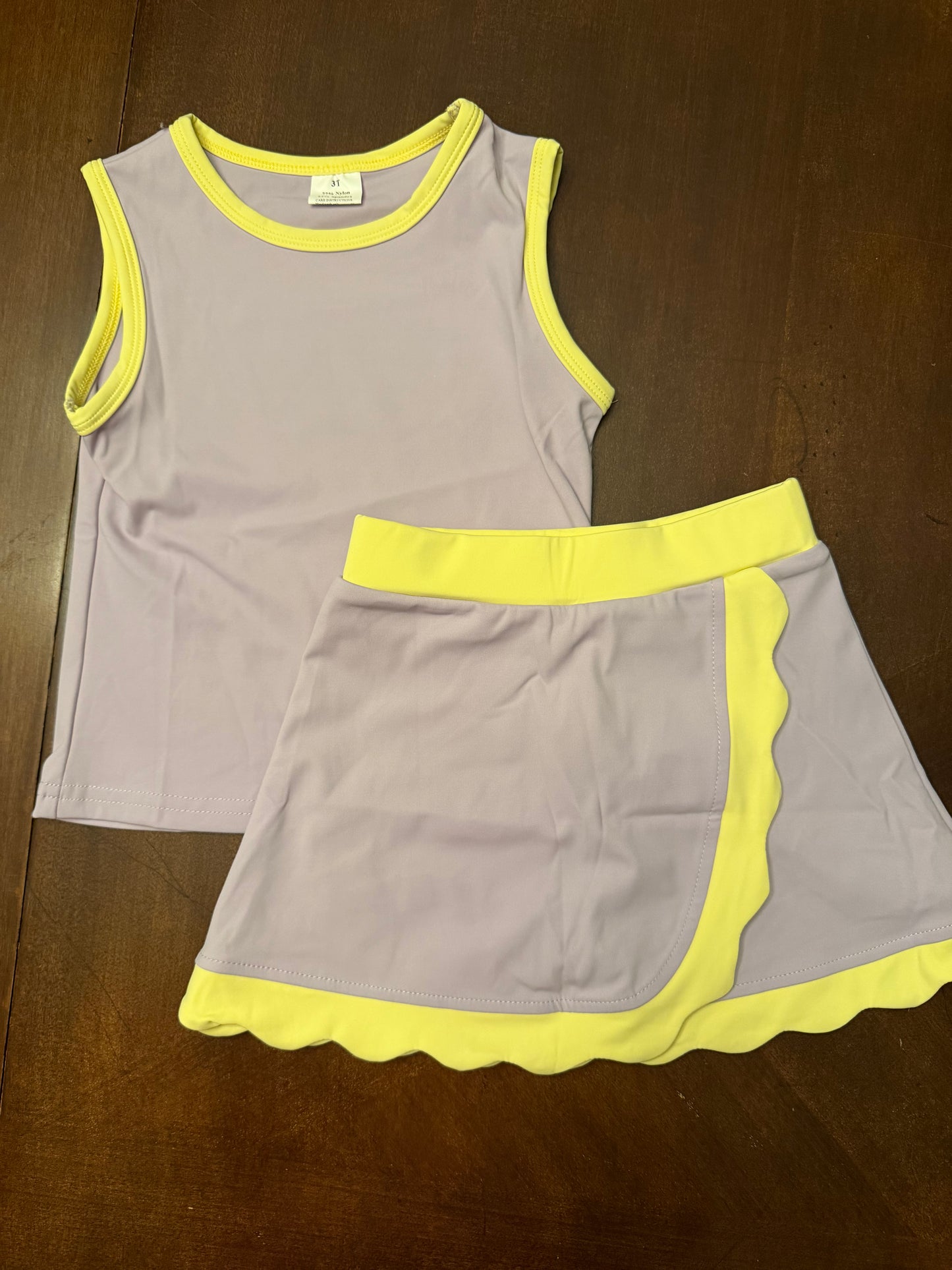 2 Piece Contrast Athletic Set - All Colors