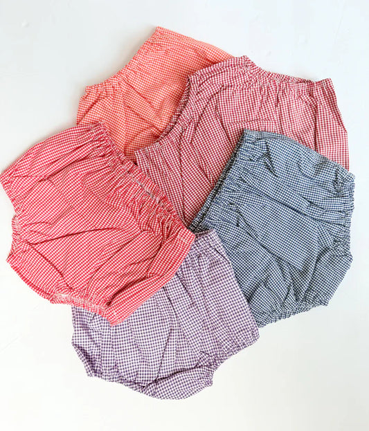 Micro Gingham Diaper Cover *preorder*