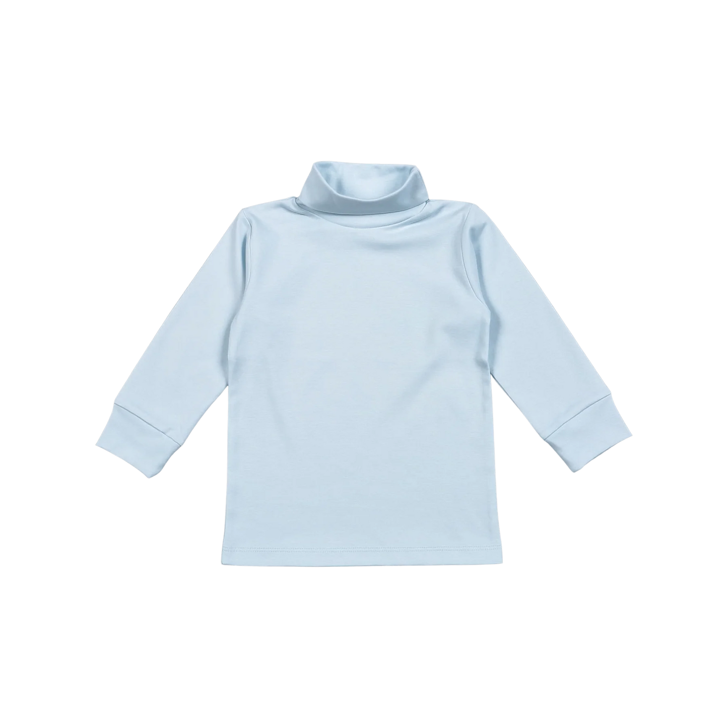 Pima Turtleneck - Blue