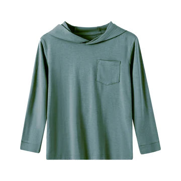 Blue Steel Bamboo Hoodie