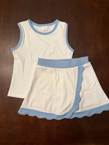 2 Piece Contrast Athletic Set - All Colors