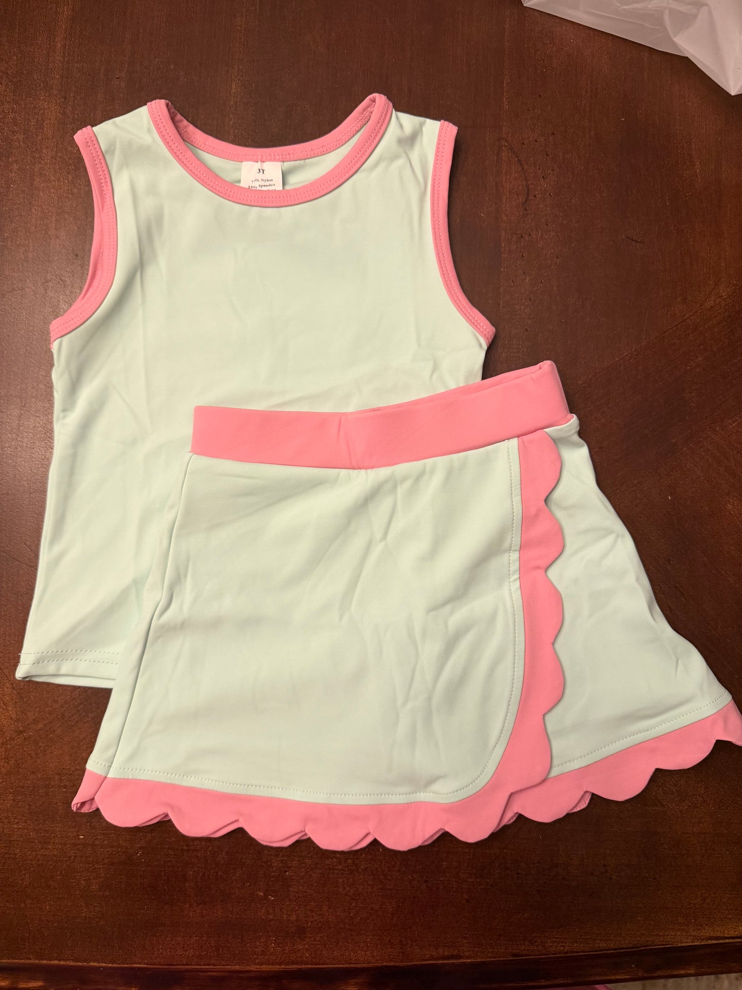 2 Piece Contrast Athletic Set - All Colors