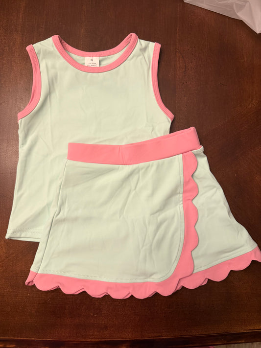 2 Piece Contrast Athletic Set - All Colors