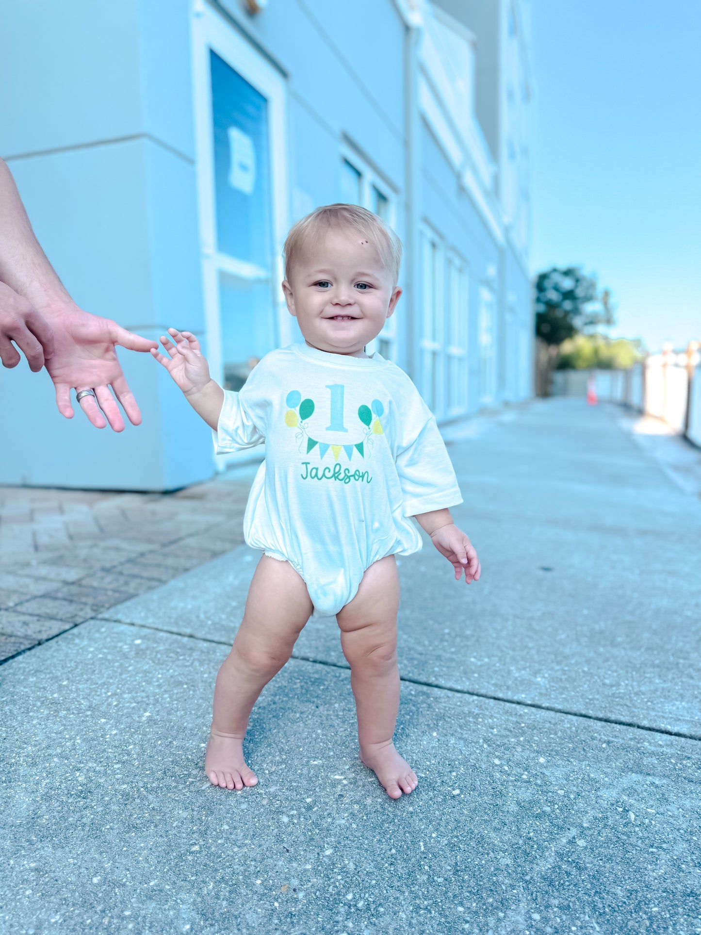 Birthday Balloons & Banner