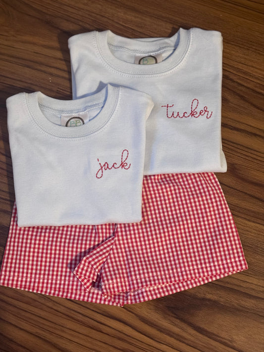Brooks Embroidered Tee