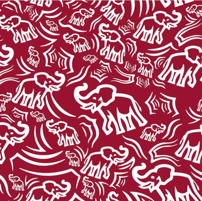 Crimson & White Elephant Polo