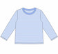 Knit Stripe Long Sleeve Light Blue Tee 2t
