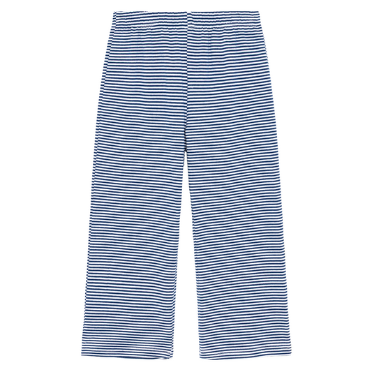 Unisex knit stripe pants