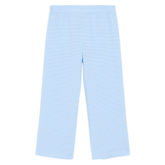 Unisex knit stripe pants