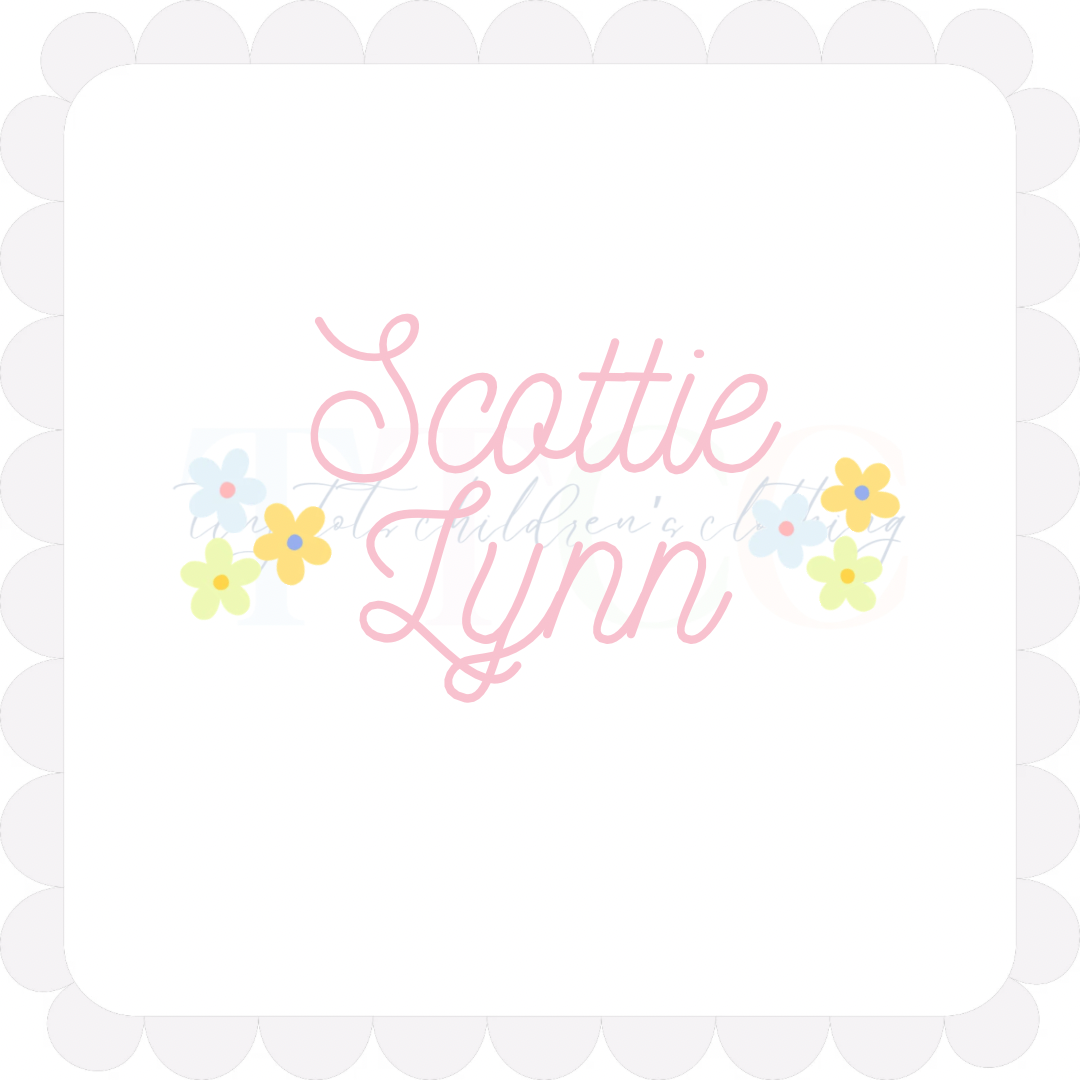 Side Petals Name Design