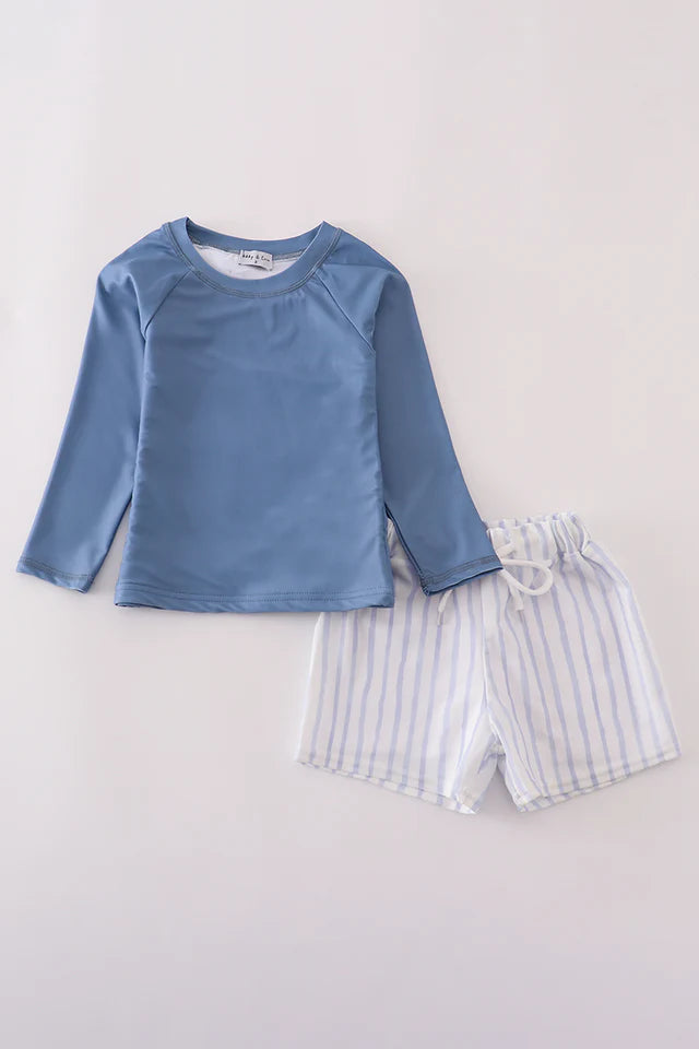 Blue Rashguard Set